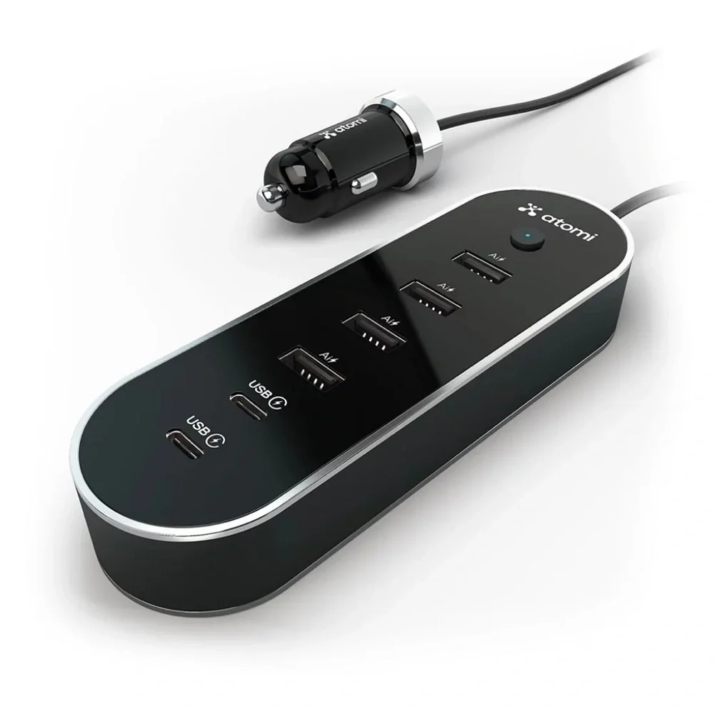 Atomi 40W 12V USB Charger, 2-Pack New